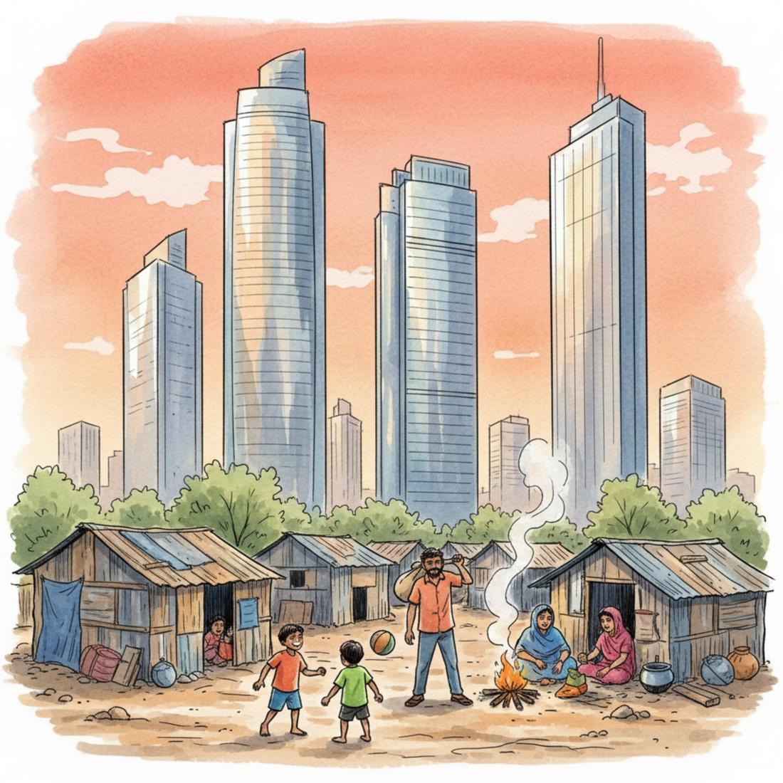 Behind Gurgaon’s shining towers live families whose resilience shines brighter than any skyline- Gurgaon Slipper Donation