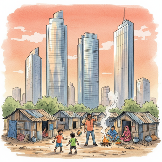 Behind Gurgaon’s shining towers live families whose resilience shines brighter than any skyline- Gurgaon Slipper Donation