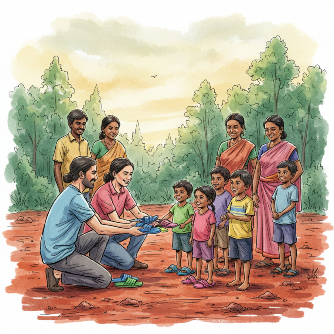 Among forests and red soil, we found hearts richer than gold - Jharkhand Slipper Donation